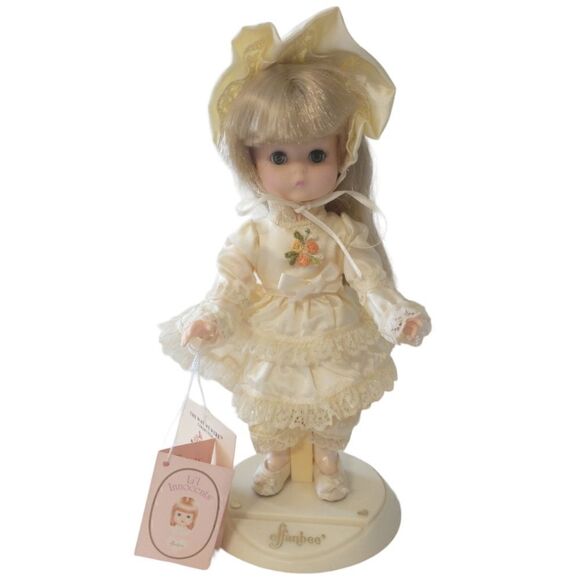Effanbee Jennifer Doll Vintage 1988 Lil Innocents With Tags Blonde Hair Blue Eye - Picture 13 of 16
